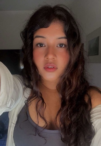 A girl on a live 1-on-1 video call (IT)