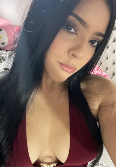 A girl live on cam during a 1-on-1 video call (CO)
